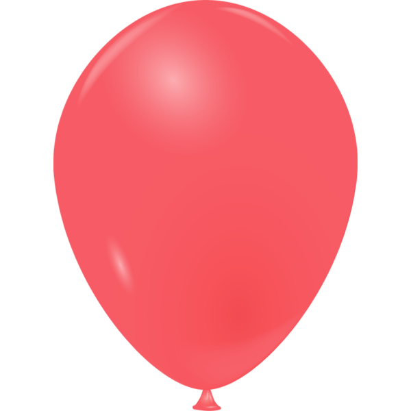Mini-ballon rouge intense cristal