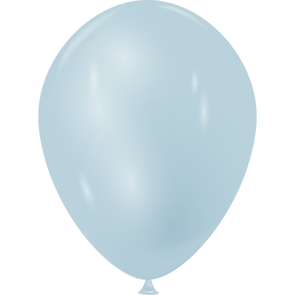 Ballon bleu pâle nacré