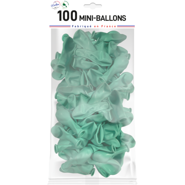 Mini-ballon vert menthe opaque – Image 3
