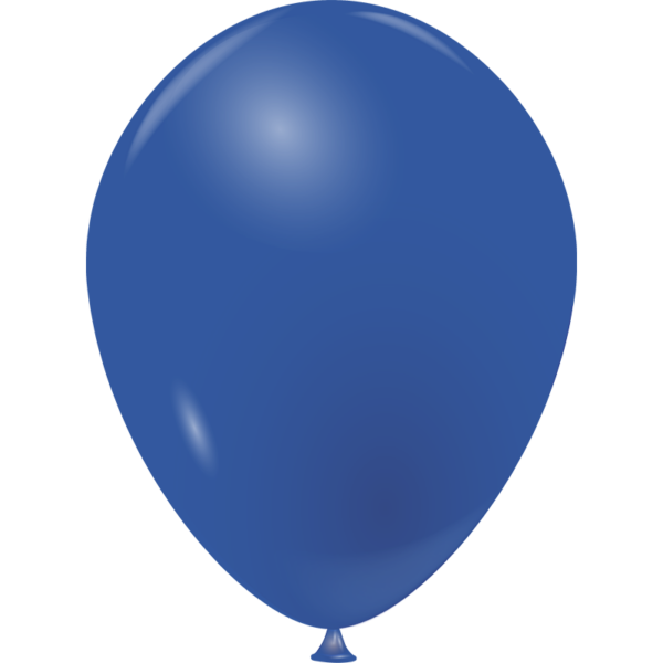 Ballon bleu nuit cristal