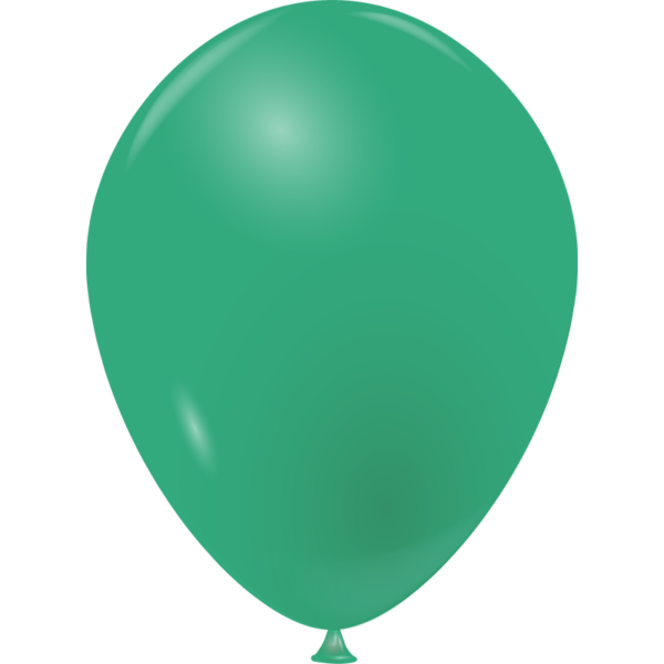 Ballon vert emeraude cristal