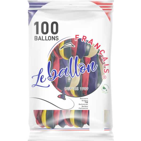 Ballons multicolores cristal – Image 3