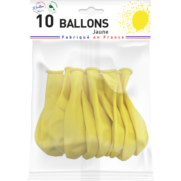 Ballon jaune opaque – Image 2