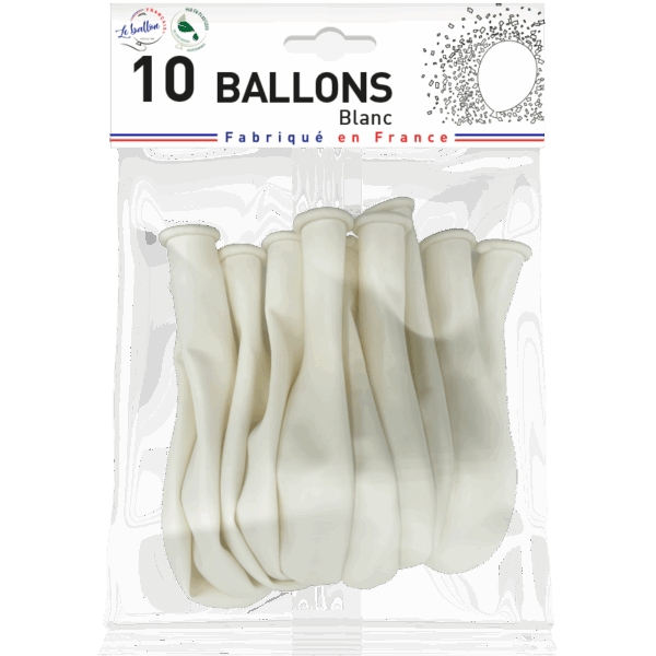 Ballon blanc opaque – Image 2