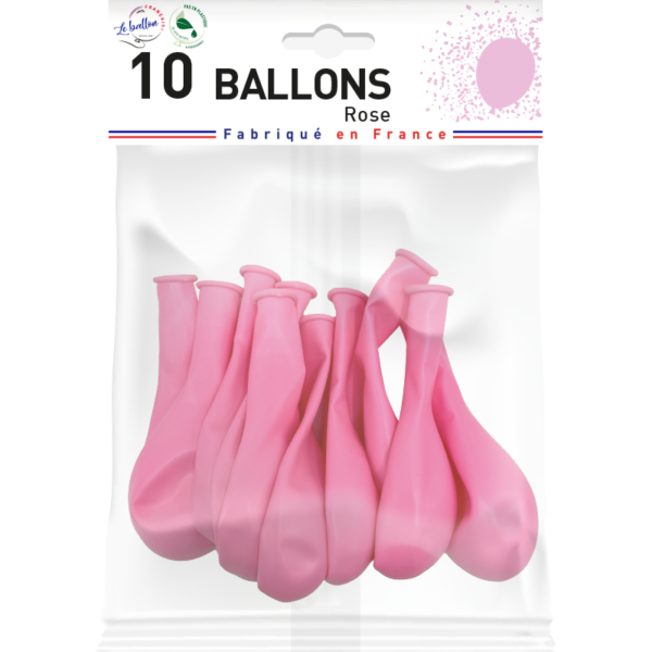 Ballon rose opaque – Image 2
