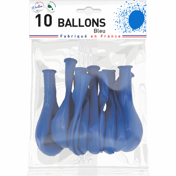 Ballon bleu opaque – Image 2