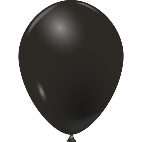 Ballon noir opaque