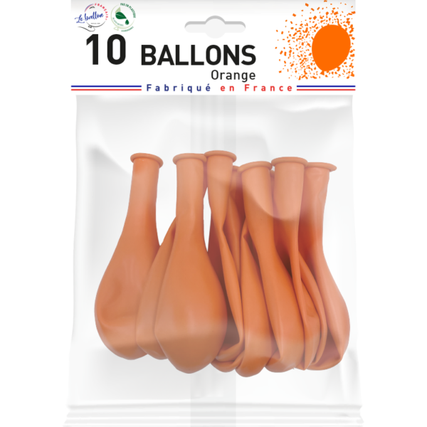 Ballon orange opaque – Image 2