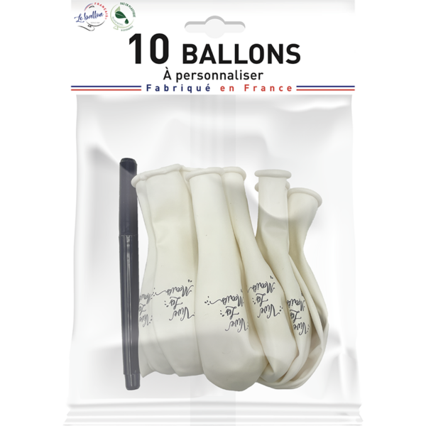 Ballon vive les mariés à personnaliser – Image 2