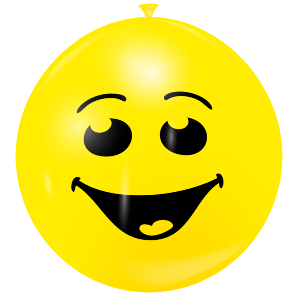 Ballon géant sourire