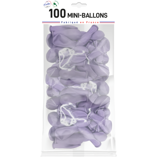 Mini-ballon lilas opaque – Image 3