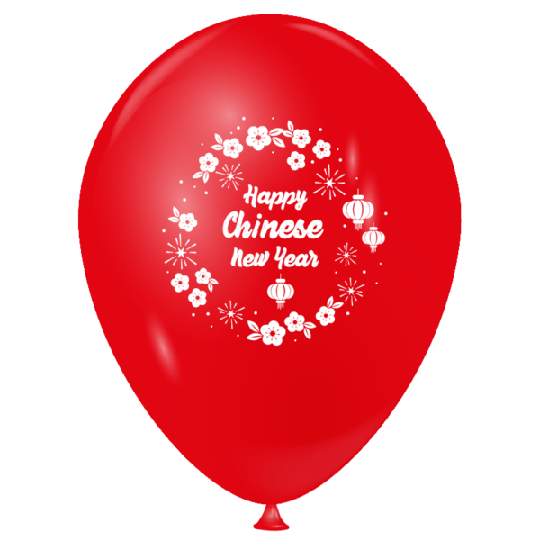Ballon happy chinese new year