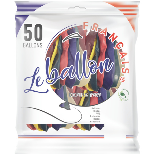 Ballons multicolores cristal – Image 2