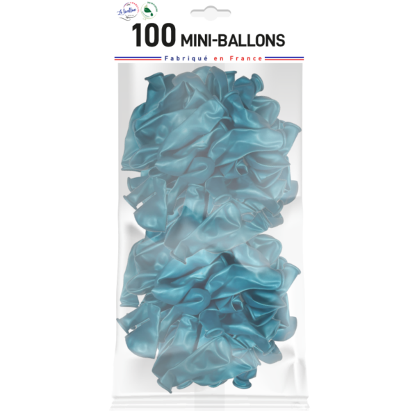 Mini-ballon turquoise nacré – Image 3