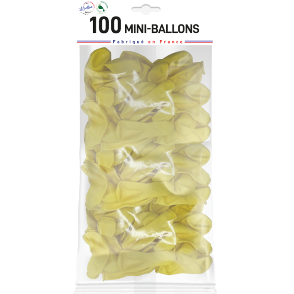 Mini-ballon jaune nacré – Image 2