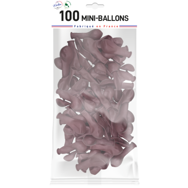 Mini-ballon bourgogne nacré – Image 2