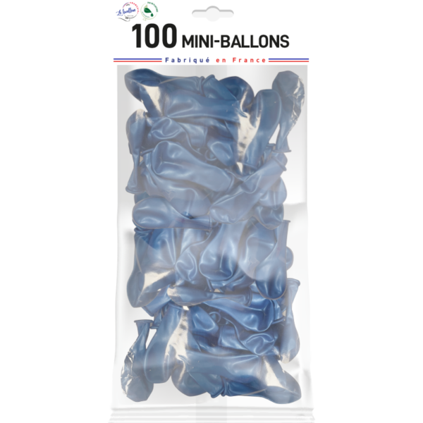 Mini-ballon bleu nacré – Image 3