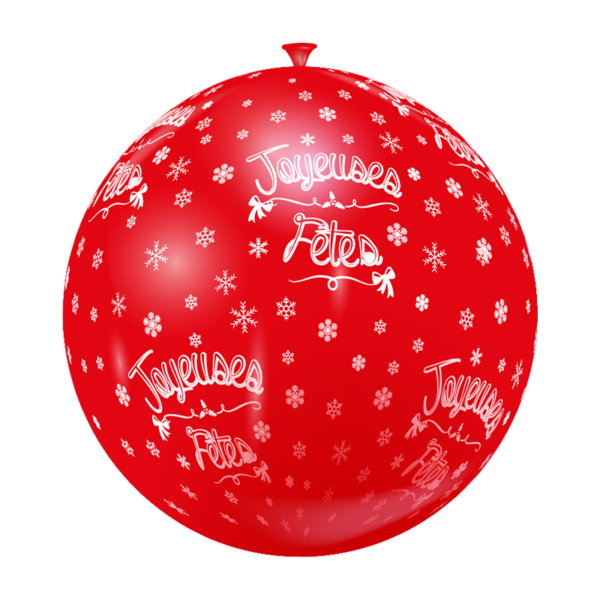 Ballon joyeuses fêtes – Image 2