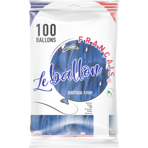 Ballon bleu opaque – Image 5