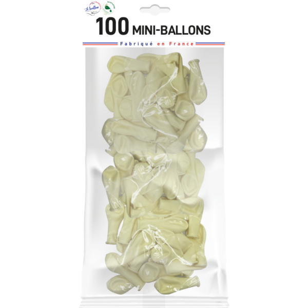 Mini-ballon crème opaque – Image 3
