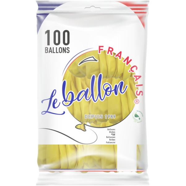 Ballon jaune opaque – Image 5