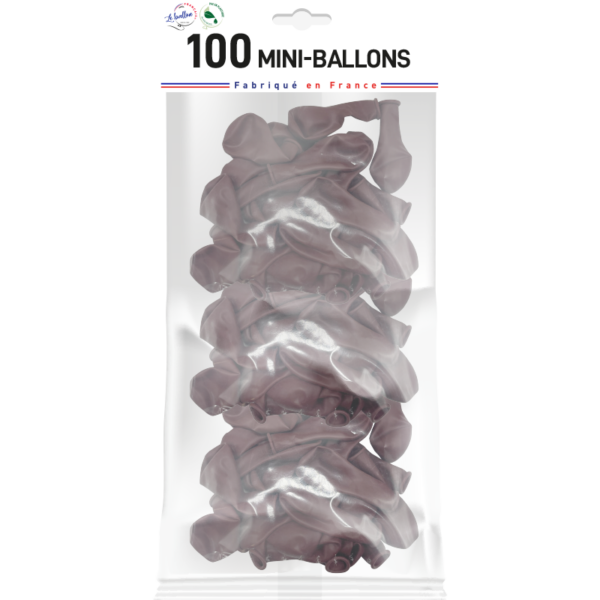 Mini-ballon bourgogne opaque – Image 3