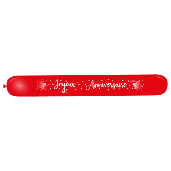 Ballon bannière joyeux anniversaire
