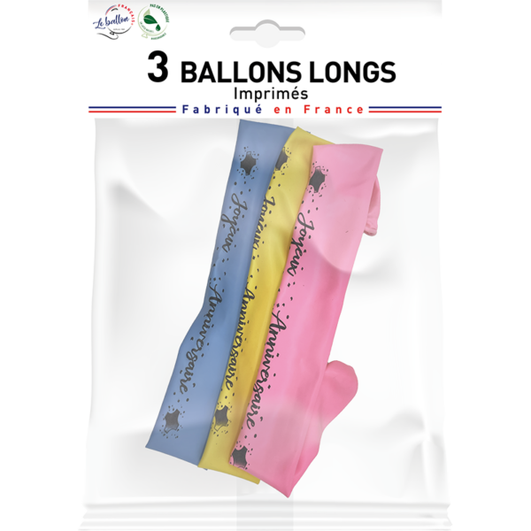Ballon bannière joyeux anniversaire – Image 2