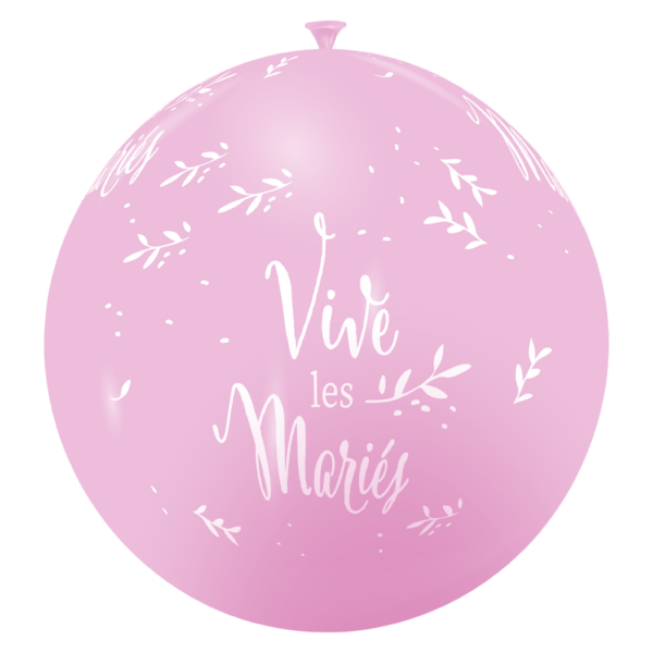 Ballon vive les mariés
