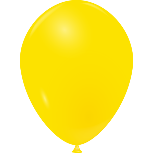 Ballon jaune opaque