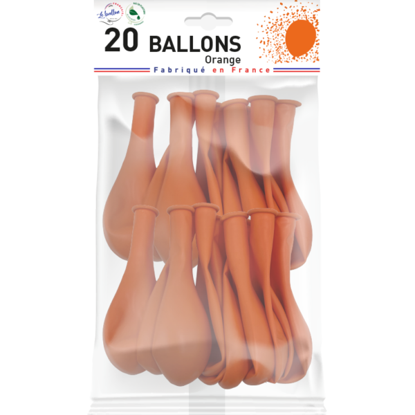 Ballon orange opaque – Image 3