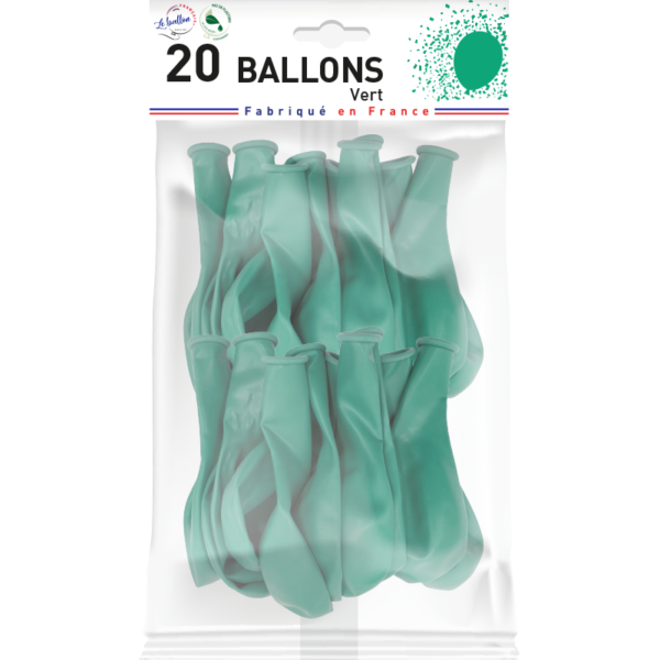 Ballon vert opaque – Image 3