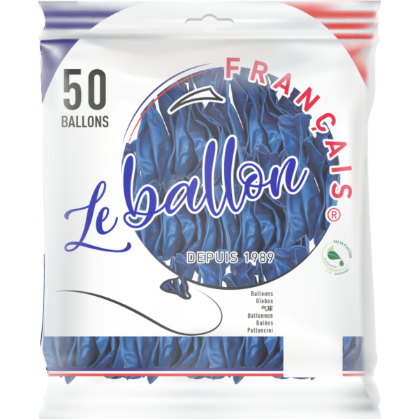 Ballon bleu nacré – Image 4