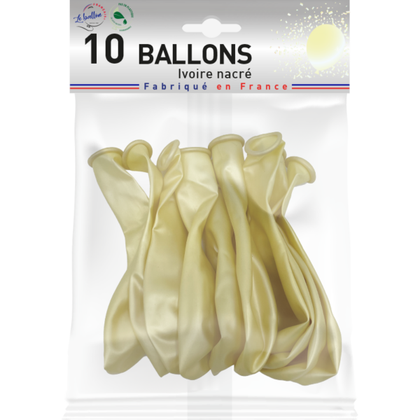 Ballon ivoire nacré – Image 2