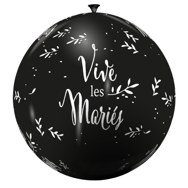 Ballon géant vive les mariés