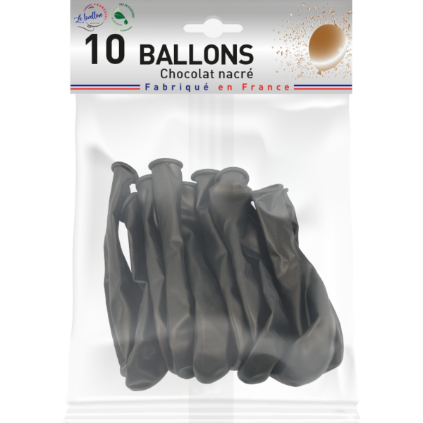 Ballon chocolat nacré – Image 2