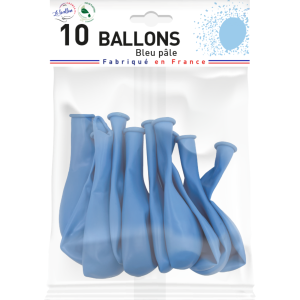 Ballon bleu pâle opaque – Image 2