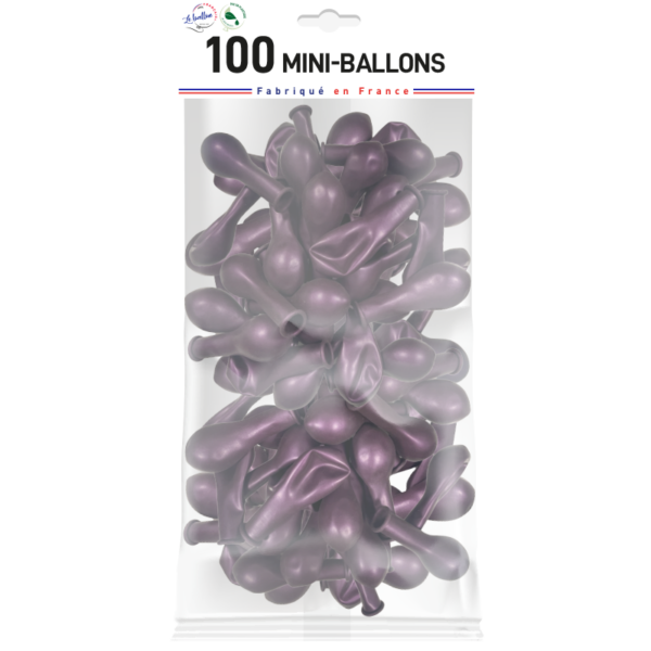 Mini-ballon prune nacré – Image 3