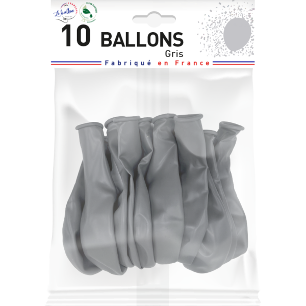 Ballon gris opaque – Image 2