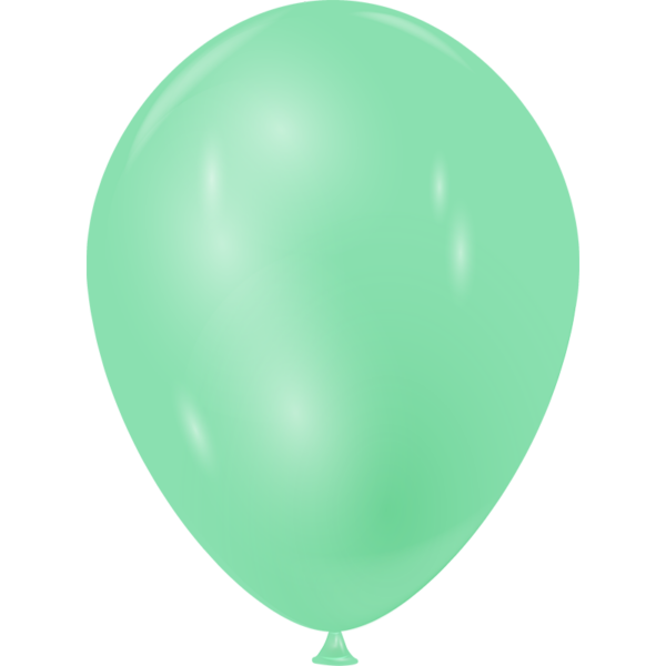 Ballon vert menthe nacré