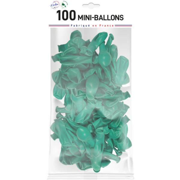 Mini-ballon vert opaque – Image 3