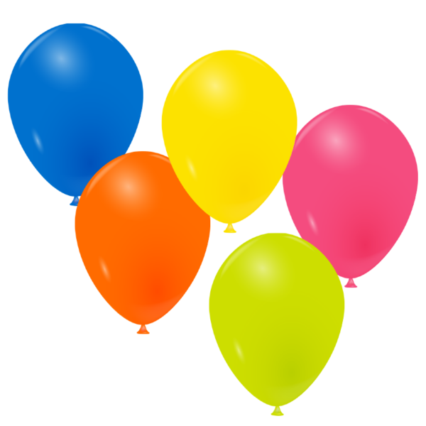 Mini-ballons multicolores opaques