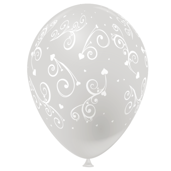Ballon nacré arabesques – Image 2