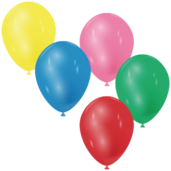 Mini-ballons multicolores nacrés