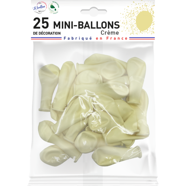 Mini-ballon crème opaque – Image 2