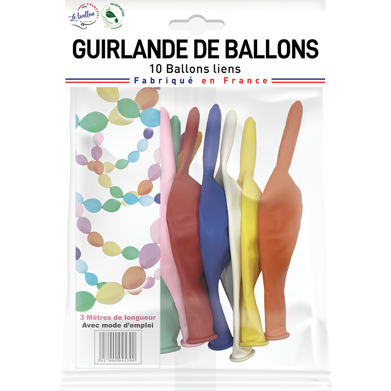 Featured image for “Guirlande ballon lien multicolore”
