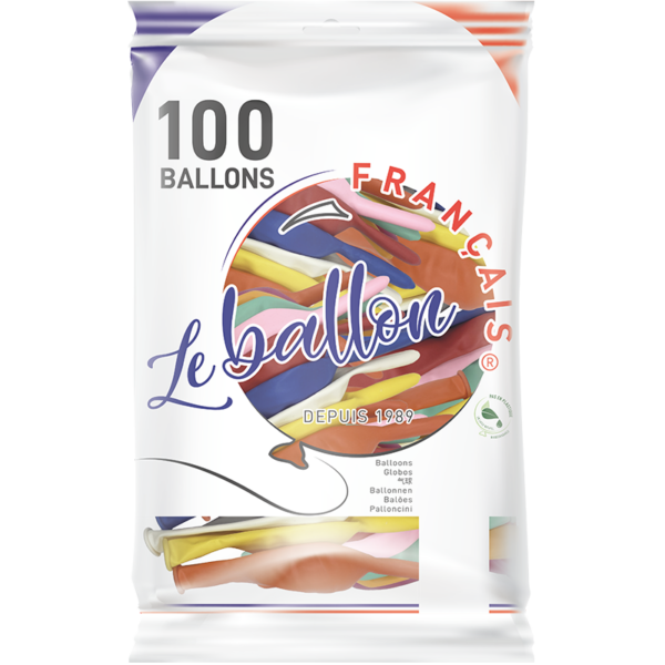 Ballon lien opaque multicolore – Image 3