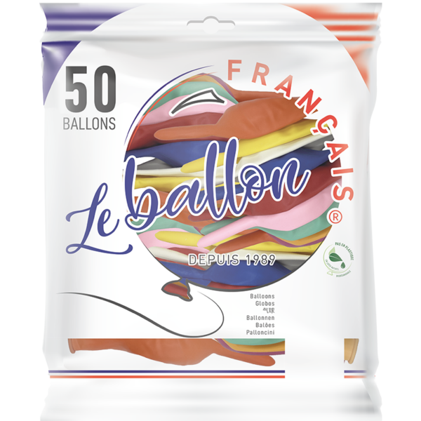 Ballon lien opaque multicolore – Image 2