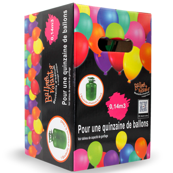 Bouteille d'hélium 0,14 m3
