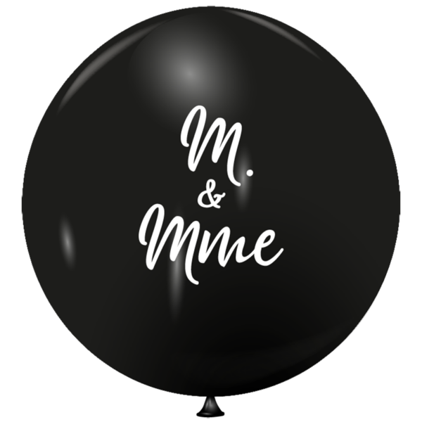 Ballon géant M & Mme